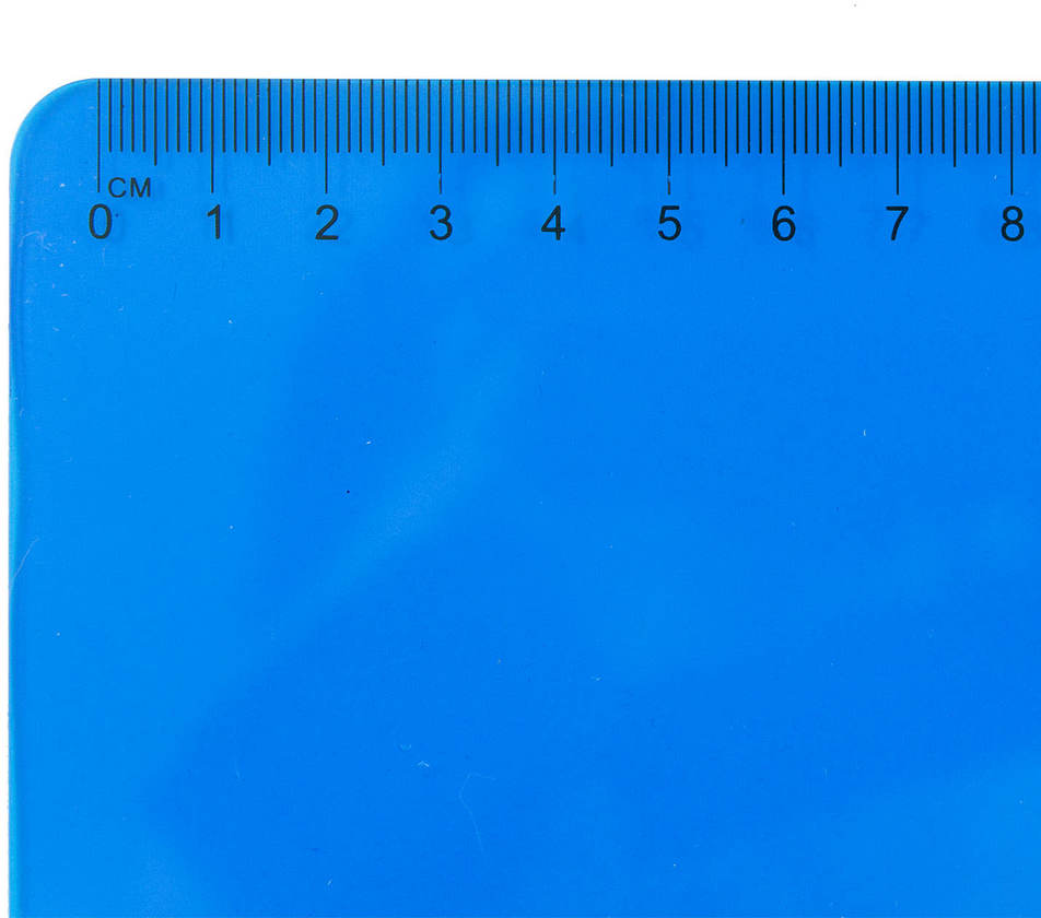 Blue Plastic 6 x 9 Mini Acrylic Clipboards
