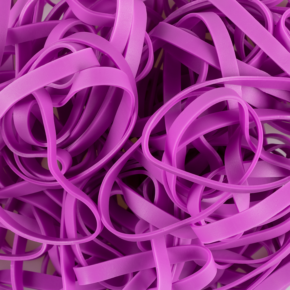 Purple Size 64 Rubber Bands - 100 Pack