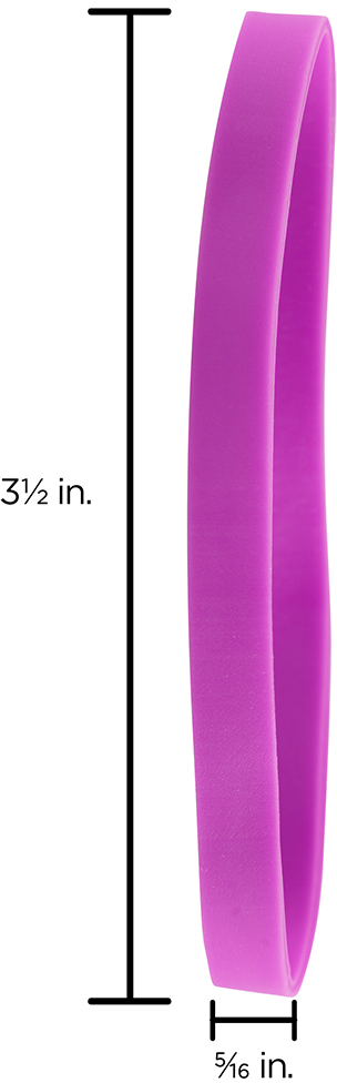 Purple Size 64 Rubber Bands - 100 Pack