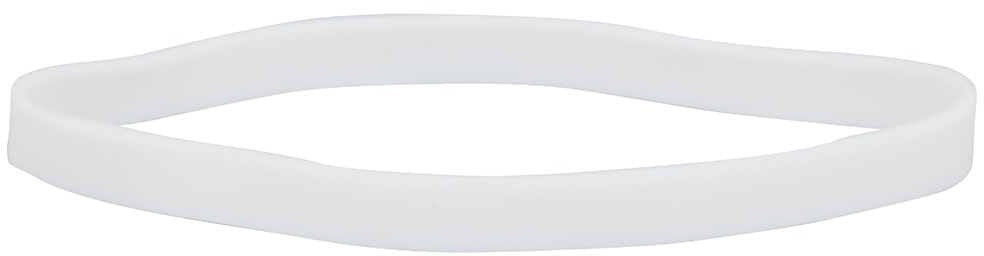 White Size 64 Rubber Bands - 100 Pack