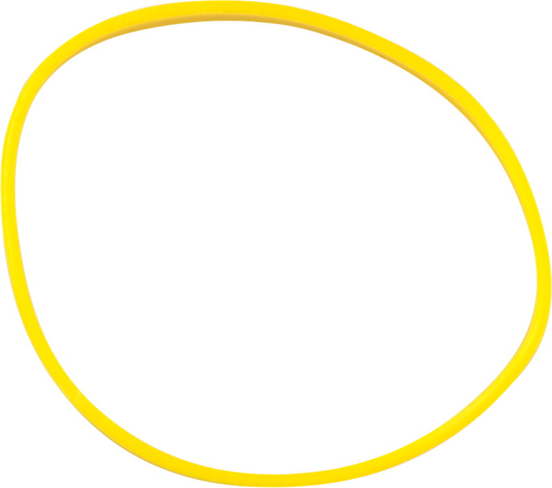 Yellow Size 33 Rubber Bands - 100 Pack