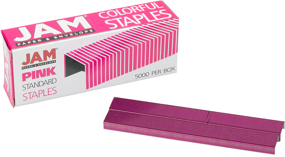Pink Staples - 5,000 Box