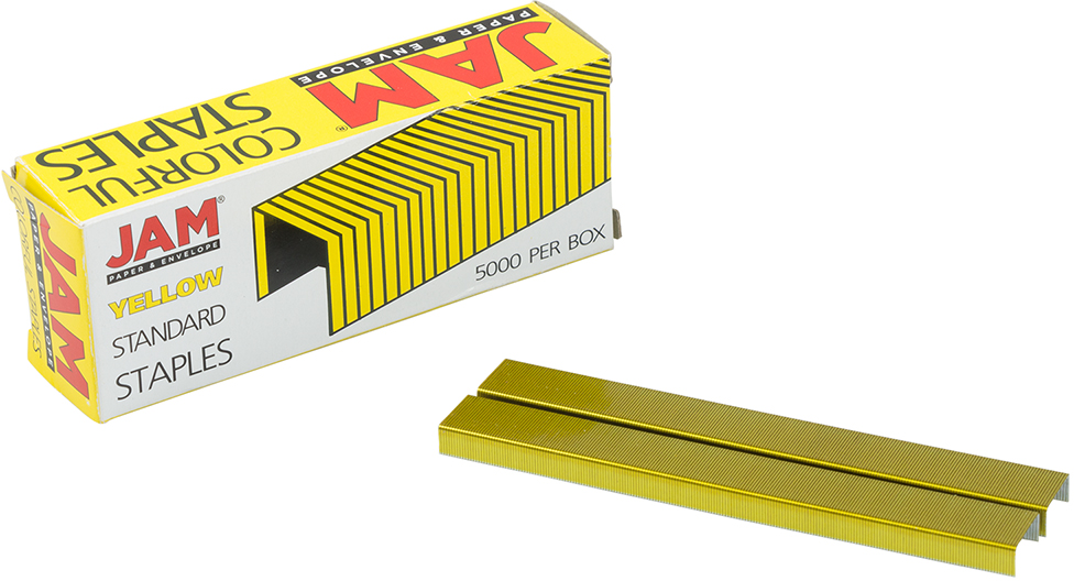 Yellow Staples - 5,000 Box