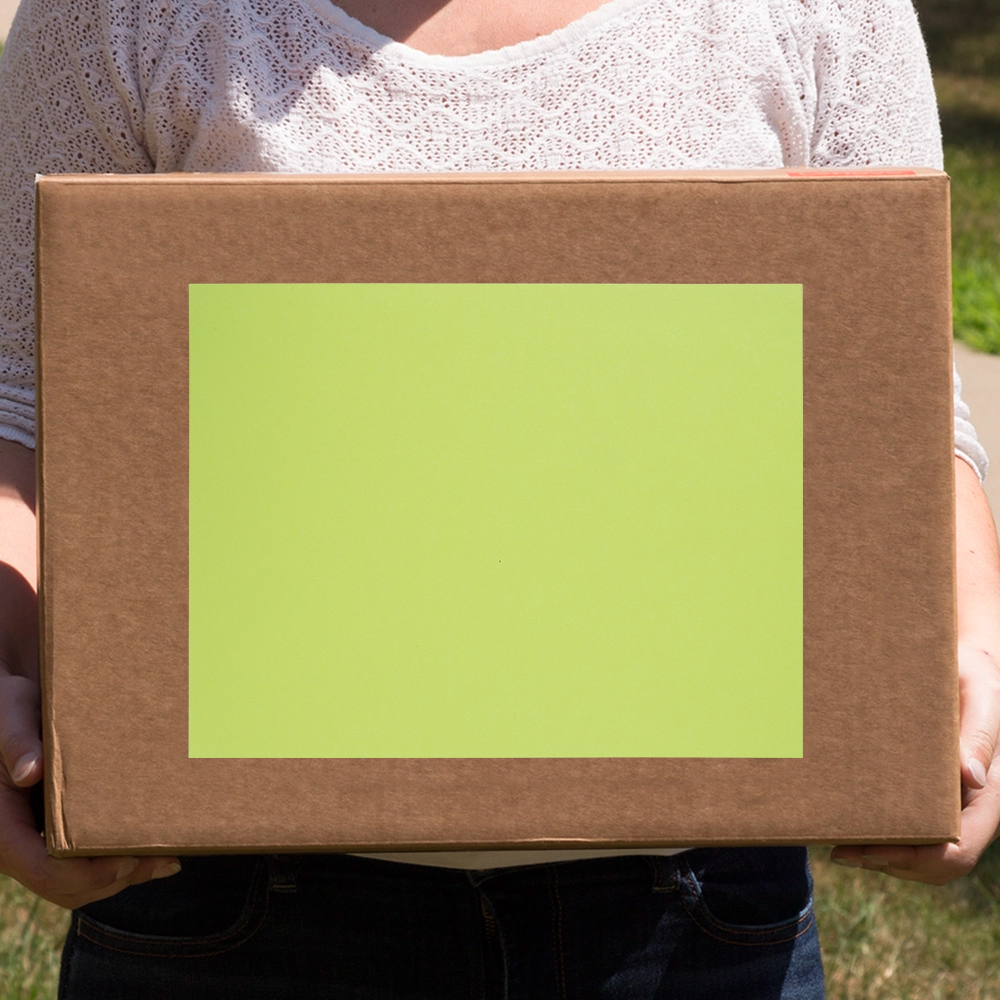 Ultra Lime 8 1/2 x 11 Full Sheet Shipping Labels