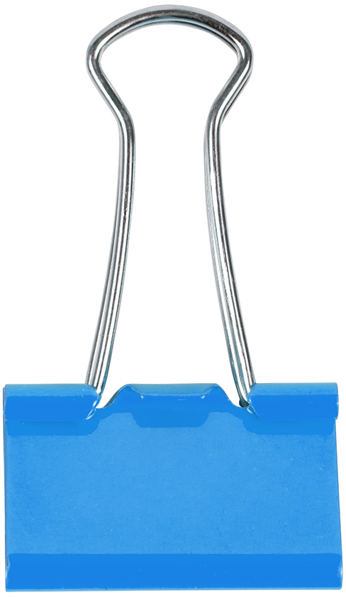 Blue Medium 32mm Binder Clips - 15 Pack