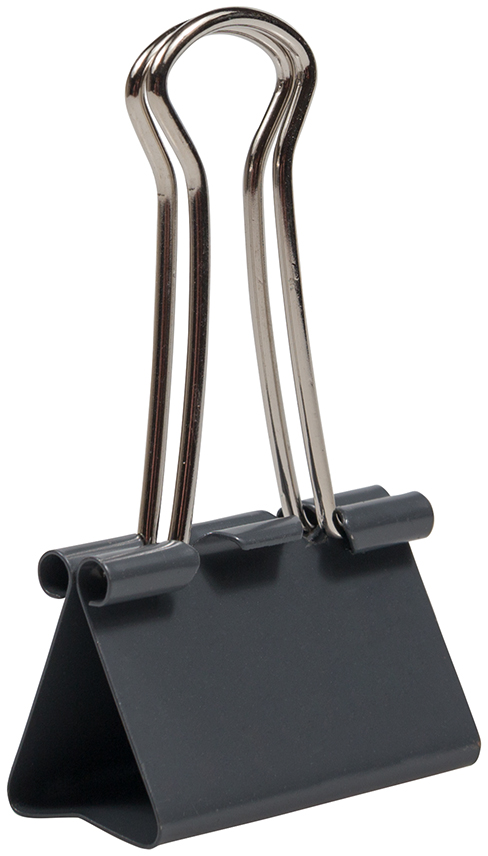 Gray Medium 32mm Binder Clips - 15 Pack