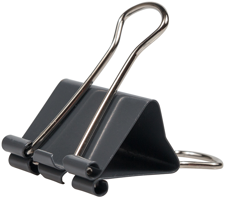 Gray Medium 32mm Binder Clips - 15 Pack