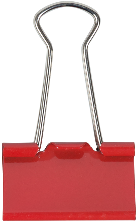 Red Medium 32mm Binder Clips - 15 Pack