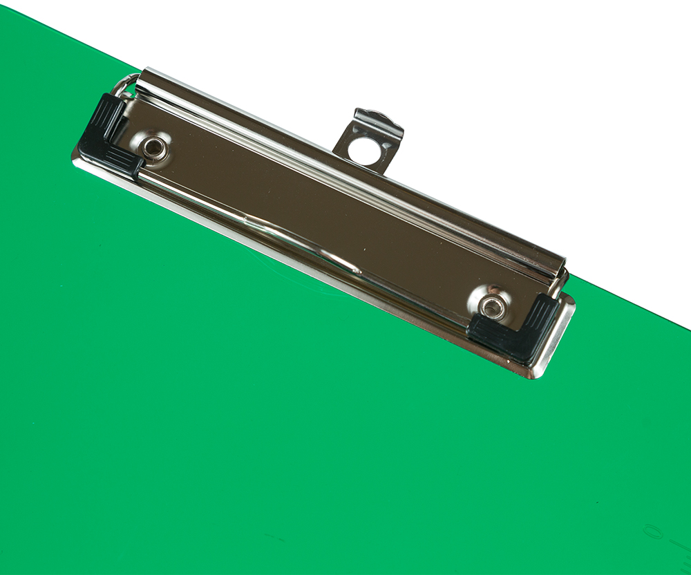 Green 9 x 13 Plastic Clipboards