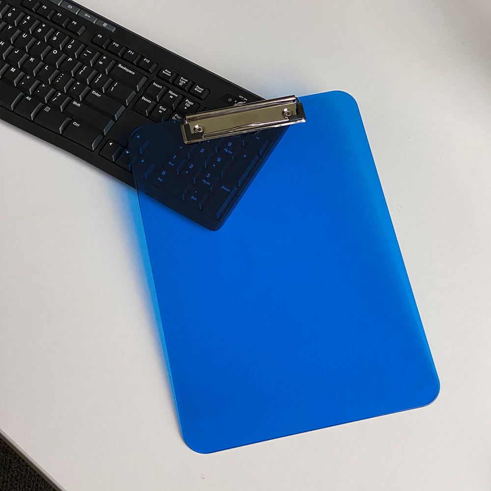 Blue Plastic 9 x 13Clipboards
