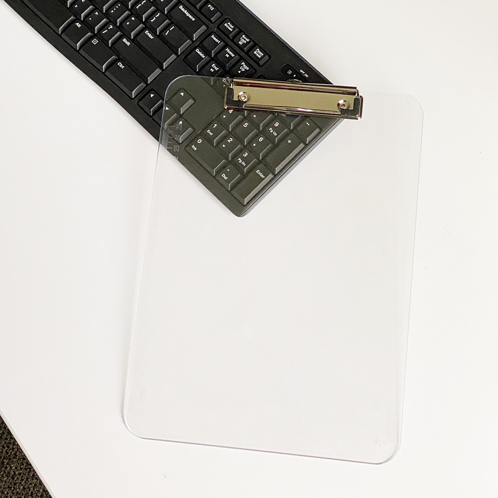 Clear 9 x 13 Plastic Clipboards