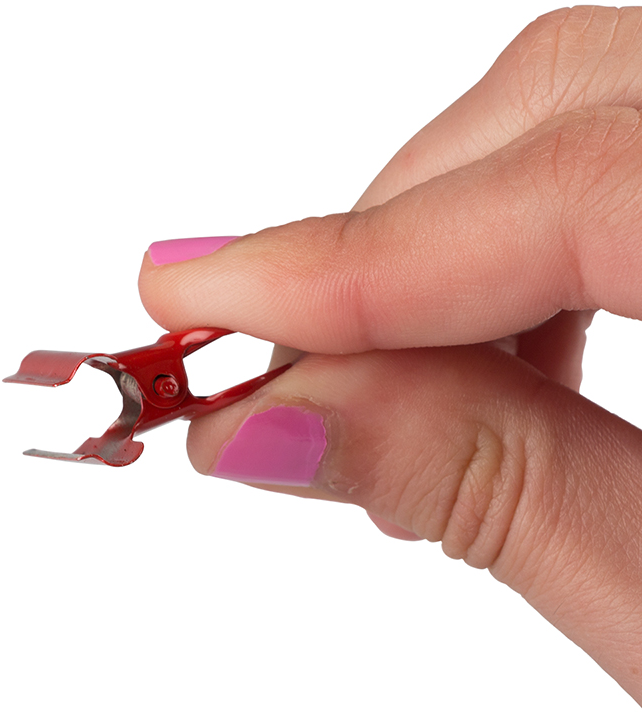 Red Small 22mm Bulldog Clips - 25 Pack