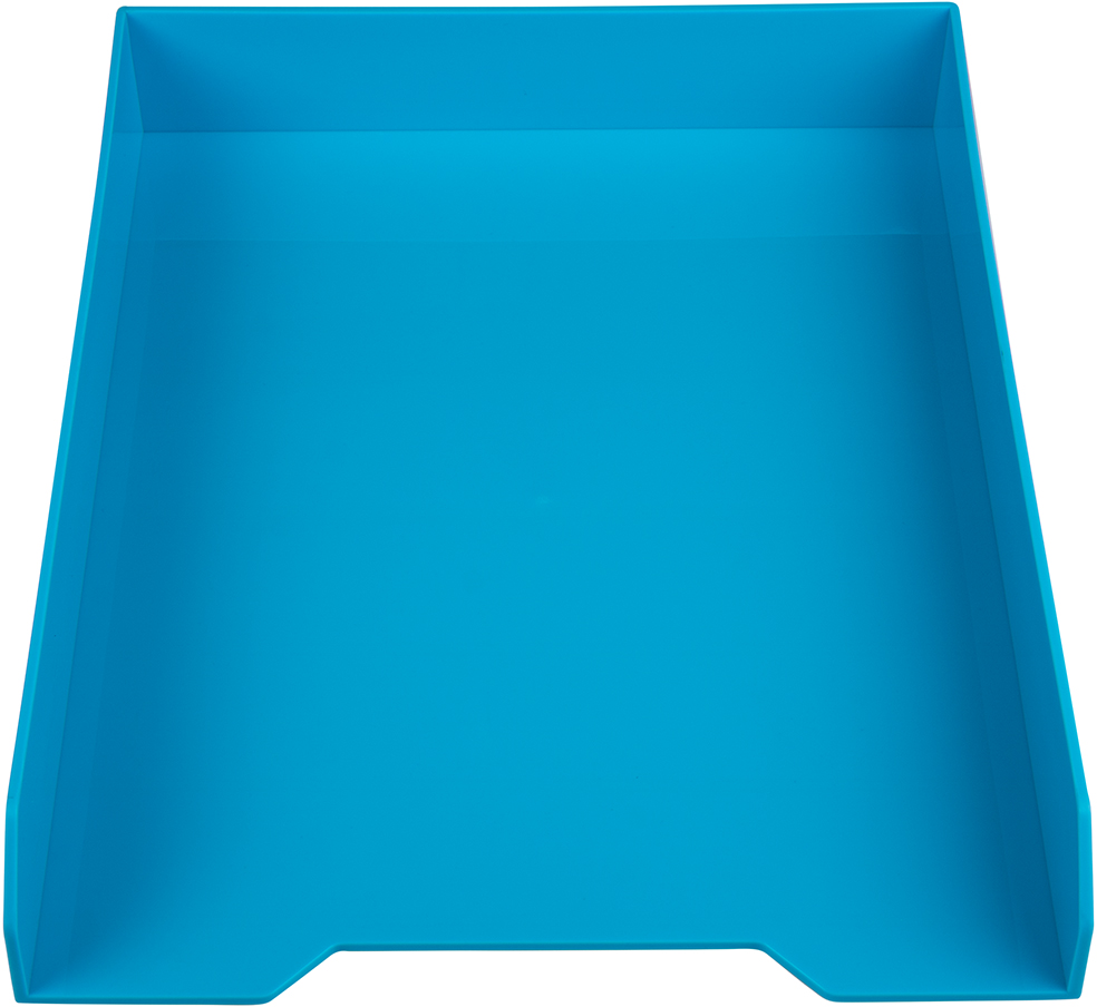 Blue Letter Paper Tray Desk Organizer