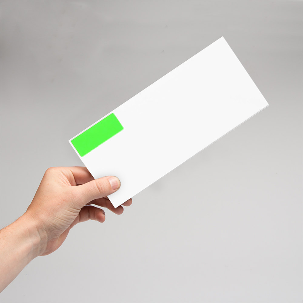 Neon Green 1 x 2 5/8 Return Address Labels