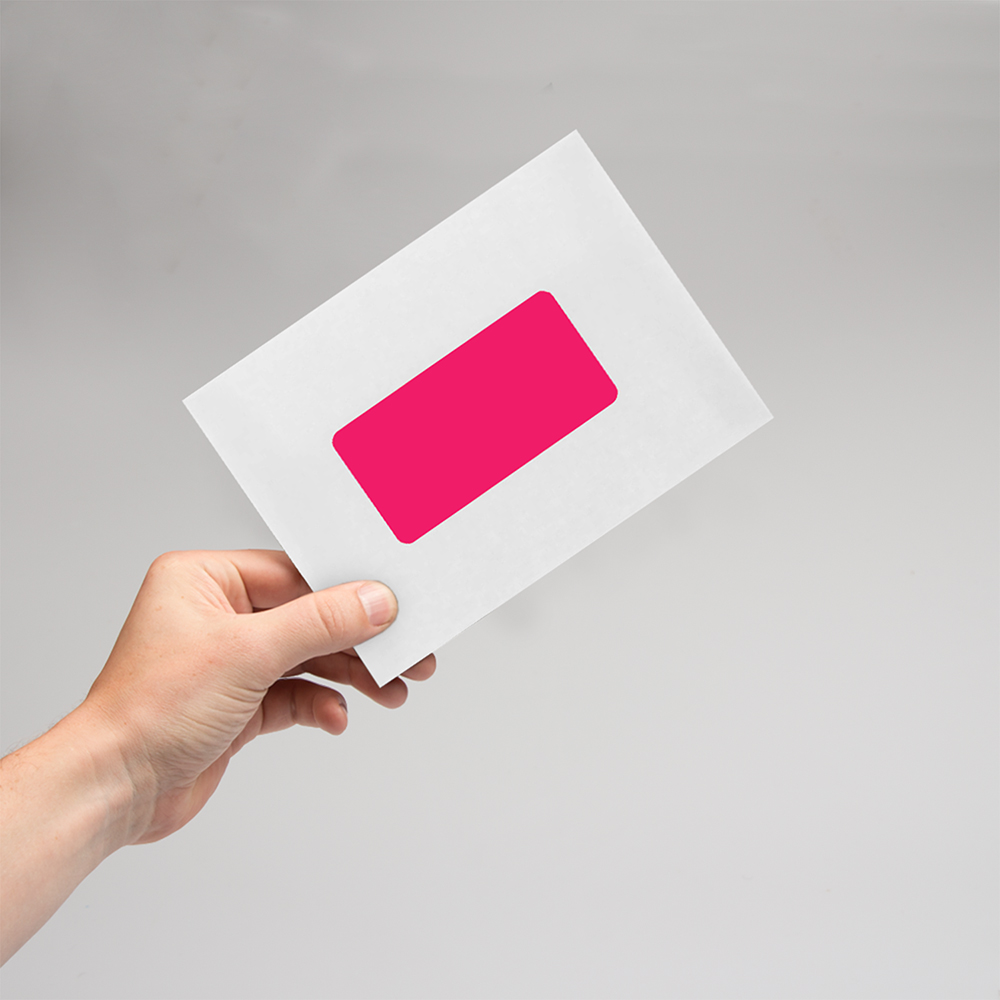 Neon Pink 2 x 4 Address Labels