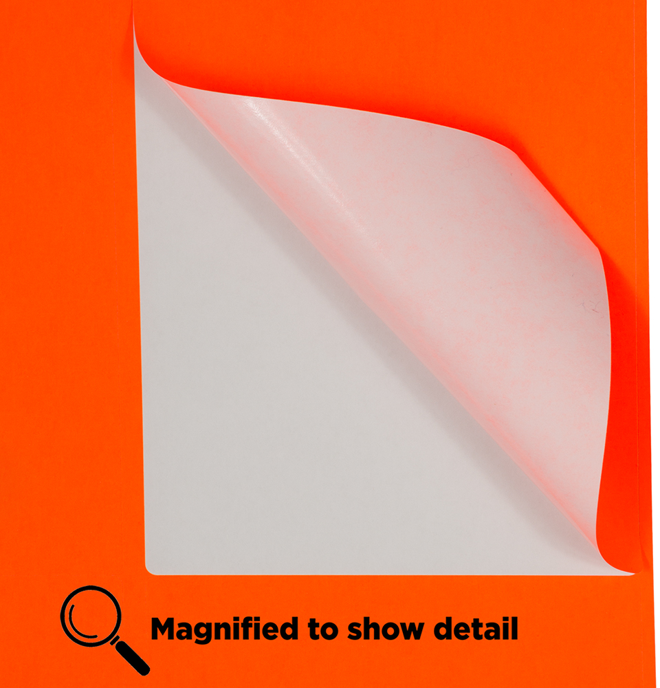 Neon Red 4 x 5 Shipping Labels