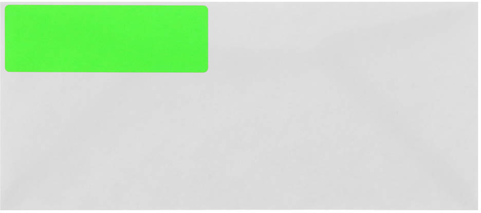 Neon Green 1 1/3 x 4 Address Labels