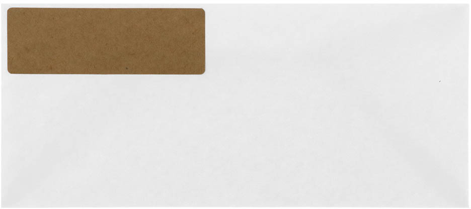 Brown Kraft 1 1/3 x 4 Address Labels