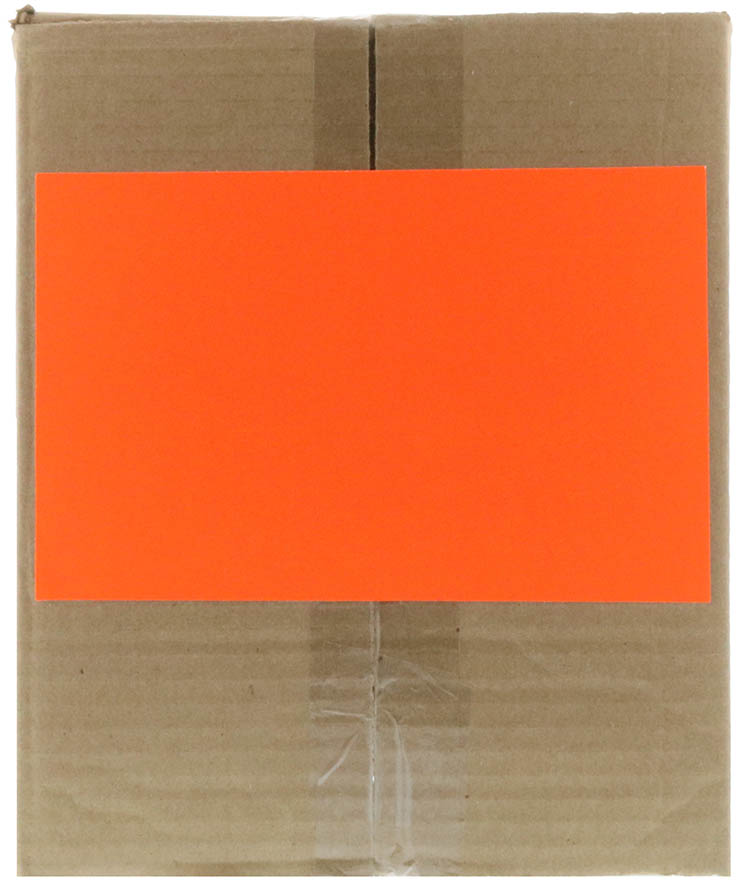 Neon Red 5 1/2 x 8 1/2 Half Sheet Shipping Labels