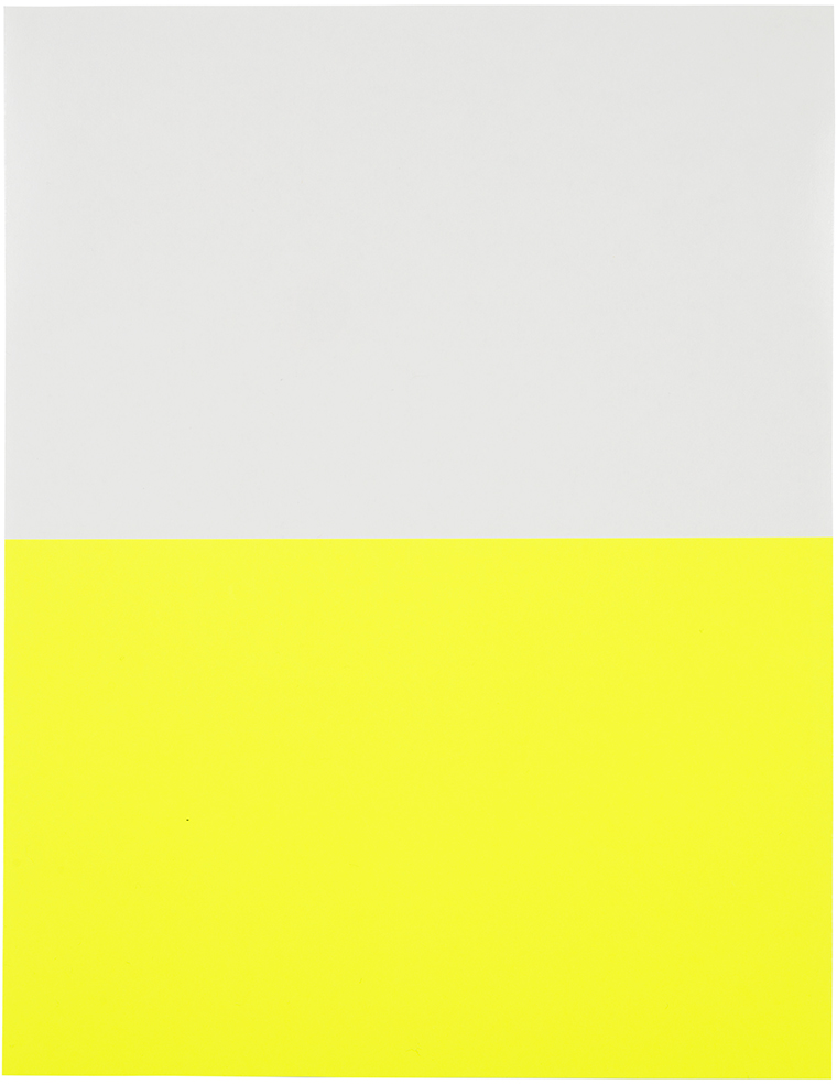 Neon Yellow 5 1/2 x 8 1/2 Half Sheet Shipping Labels