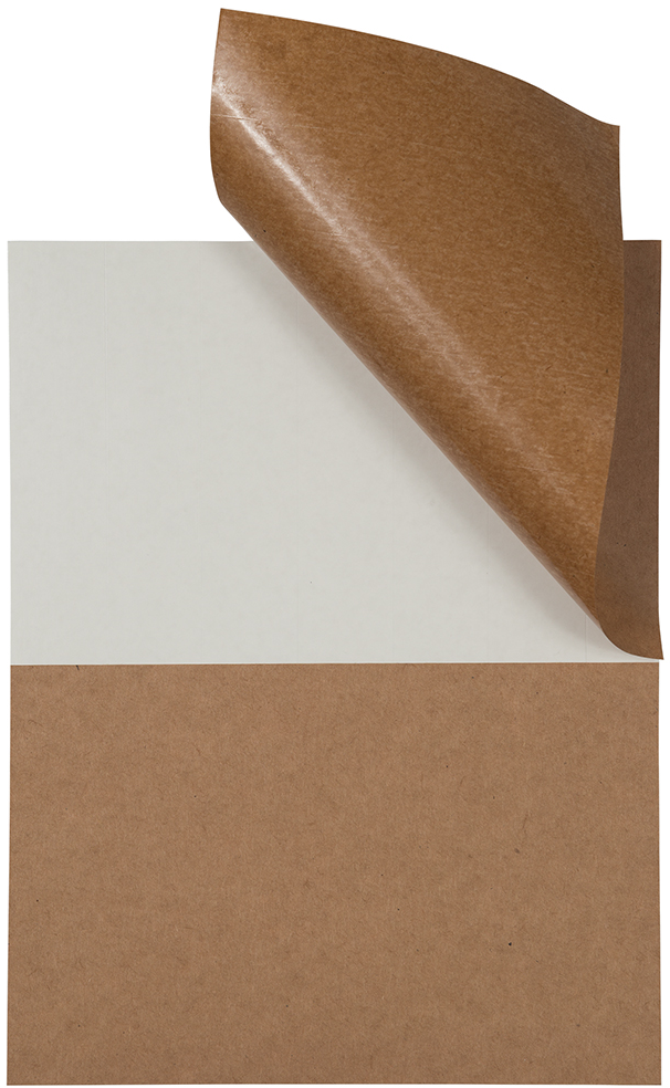 Brown Kraft 5 1/2 x 8 1/2 Half Sheet Shipping Labels