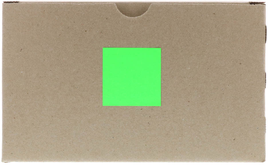 Neon Green 2 x 2 Square Labels