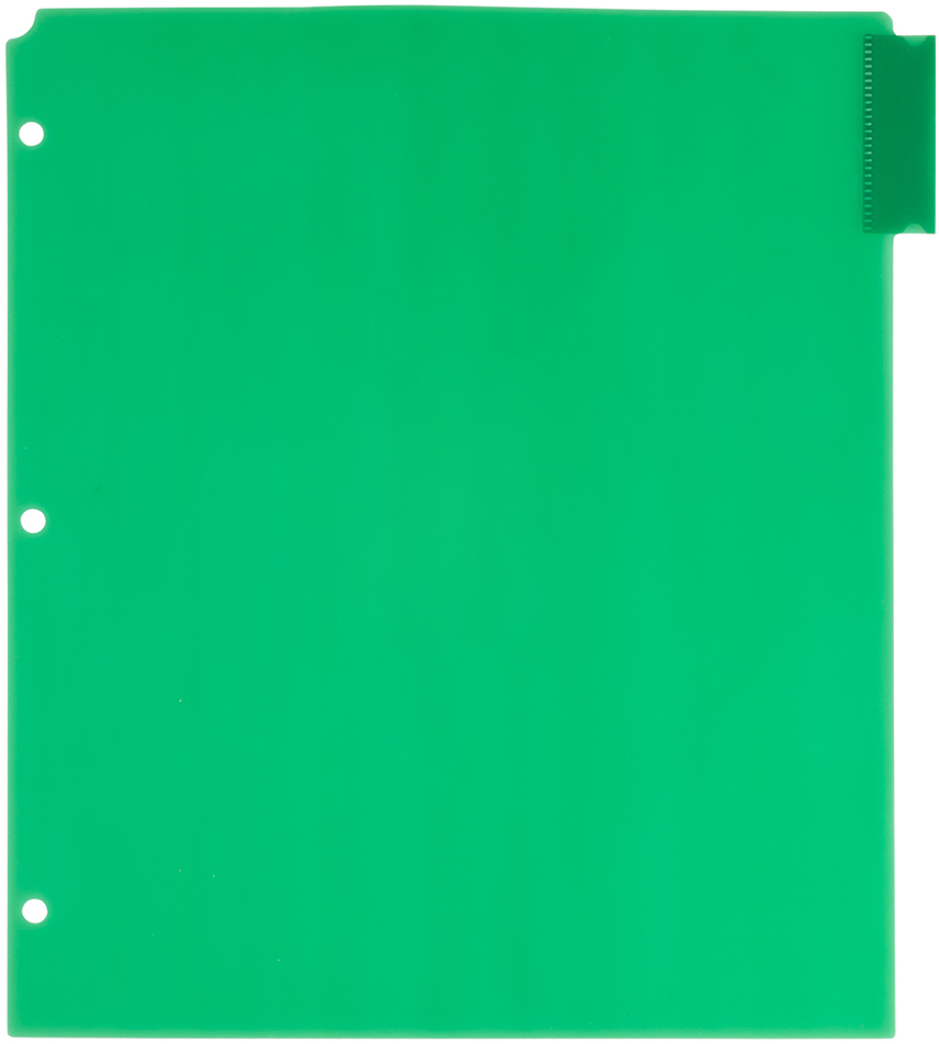 Assorted Plastic 5 Tab Binder Index Dividers