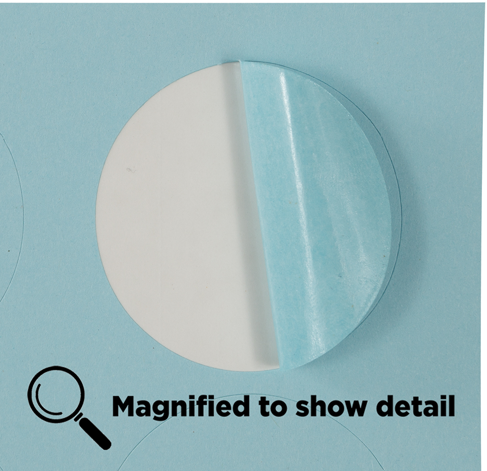 Baby Blue Medium 1 2/3 Inch Round Labels