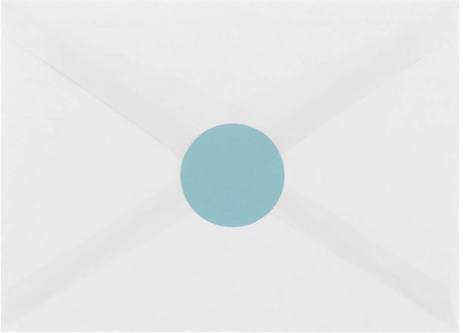 Baby Blue Medium 1 2/3 Inch Round Labels