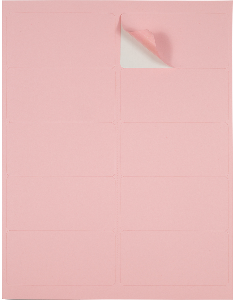 Baby Pink 2 x 4 Address Labels