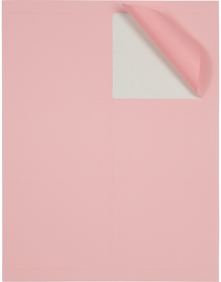 Baby Pink 3 1/3 x 4 Shipping Labels