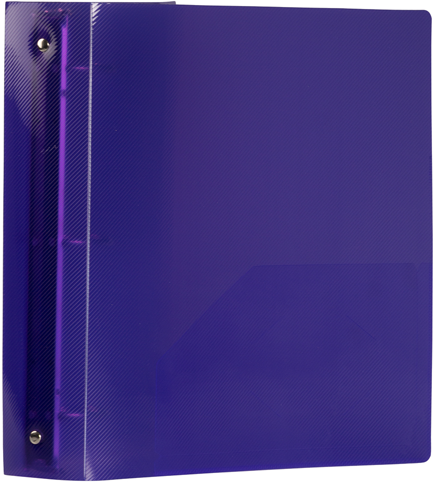 Purple Plastic 2 Inch 3-Ring Binder