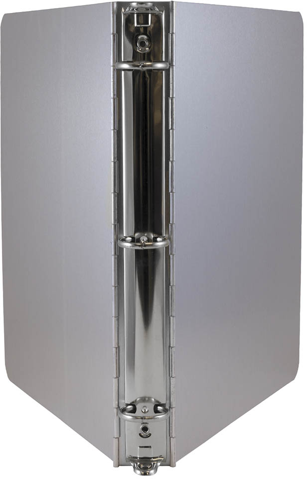 Silver Aluminum 1 Inch 3-Ring Binder