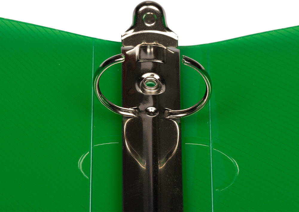 Green Plastic 1 Inch 3-Ring Binder