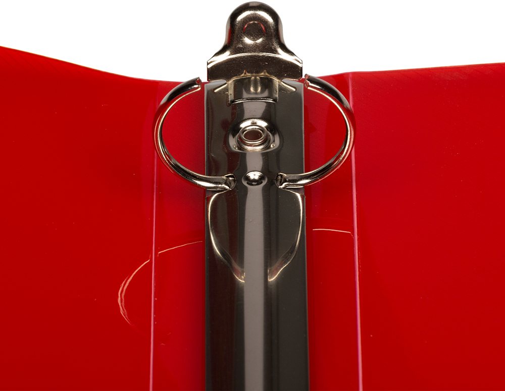 Red Plastic1 Inch 3-Ring Binder