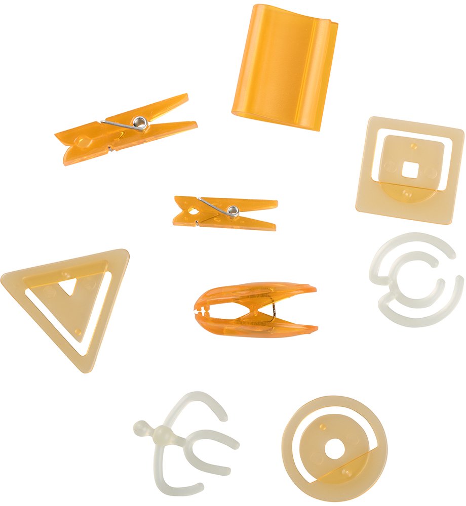 Yellow Large Office Clip Box - 30 Pack
