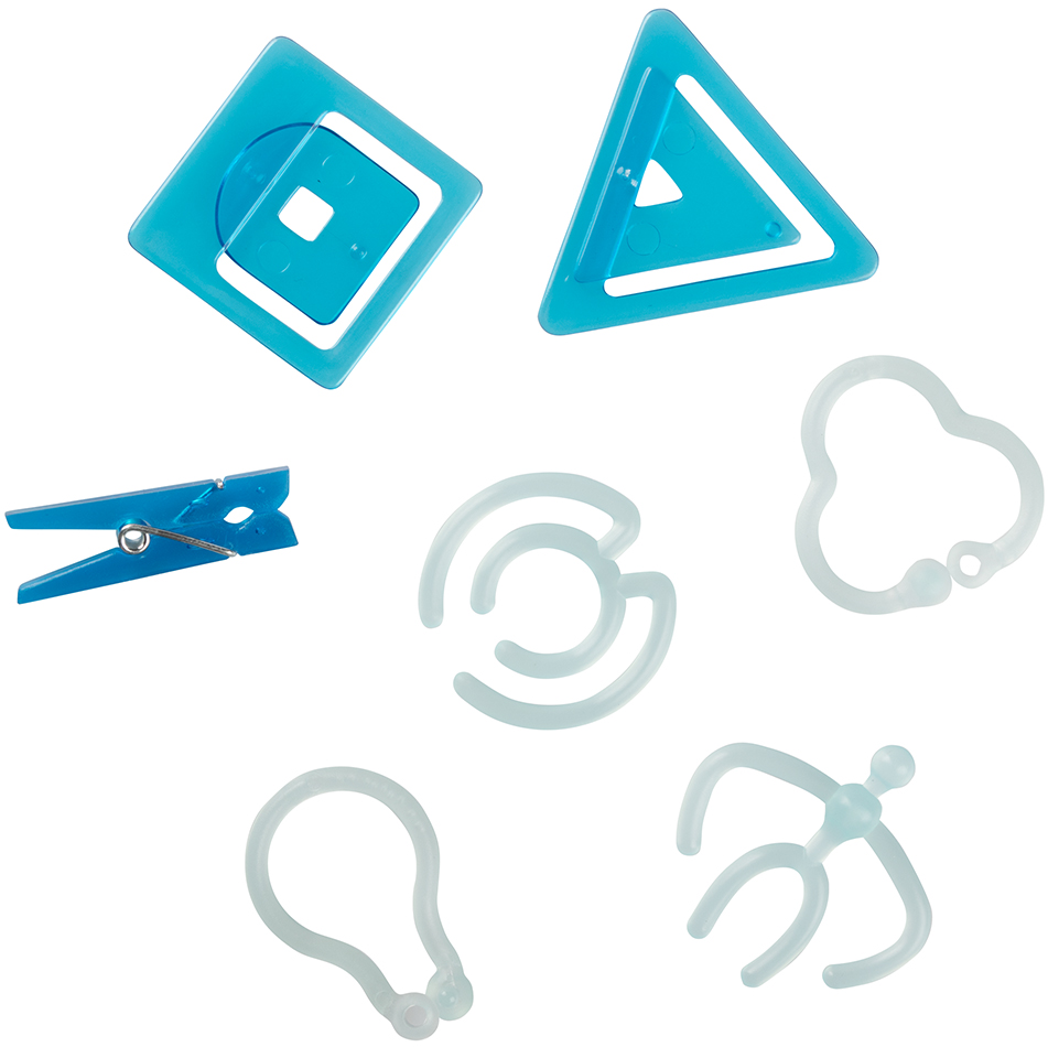Blue Medium Office Clip Box - 24 Pack
