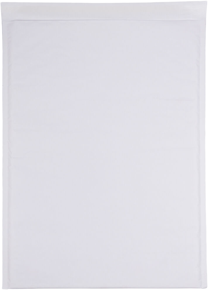 White Kraft 80lb 12 1/2 x 17 1/2 Bubble Mailer with Peel & Seal