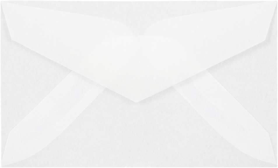 Clear Translucent 28lb 3 Drug 2 5/16 x 3 5/8 Envelopes