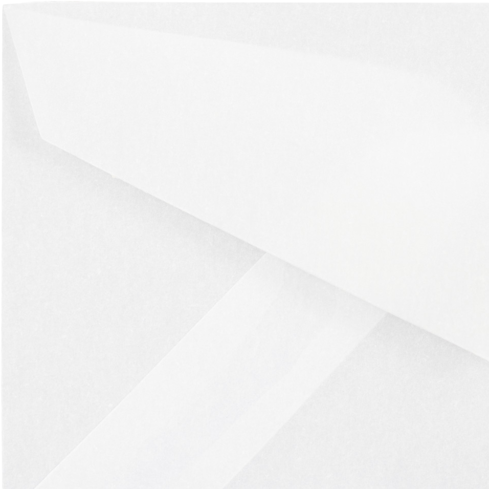 Clear Translucent 28lb 3 Drug 2 5/16 x 3 5/8 Envelopes