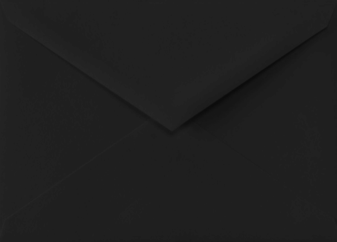Smooth Midnight Black 32lb Lee BAR V Flap Envelopes (5 1/4 x 7 1/4)