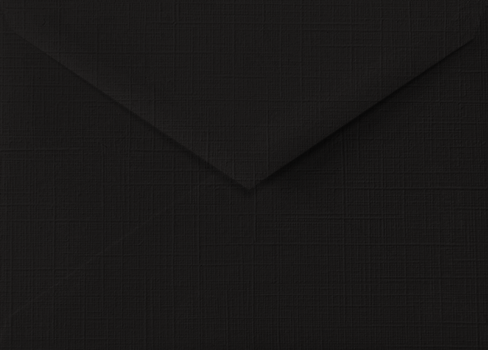 Black Linen 32lb Lee BAR V Flap Envelopes (5 1/4 x 7 1/4)