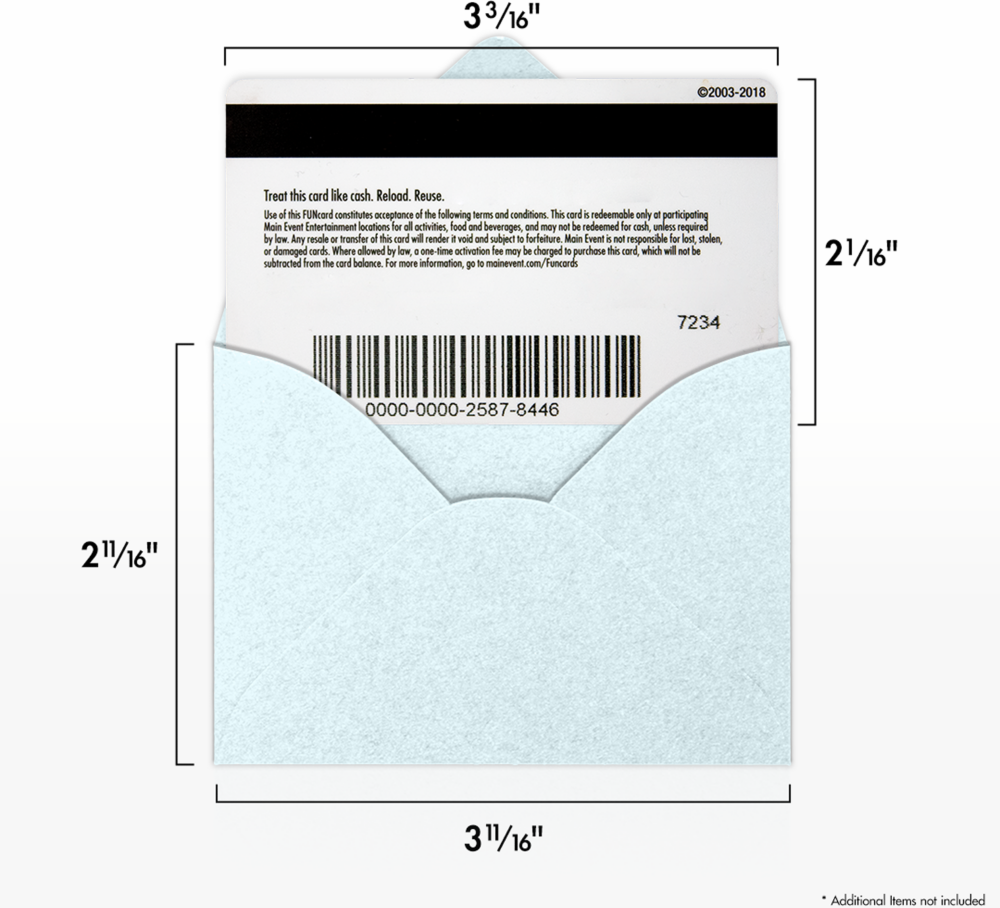 Aquamarine Blue Metallic 32lb #17 Mini Envelopes (2 11/16 x 3 11/16)