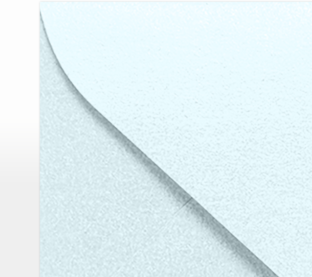 Aquamarine Blue Metallic 32lb #17 Mini Envelopes (2 11/16 x 3 11/16)