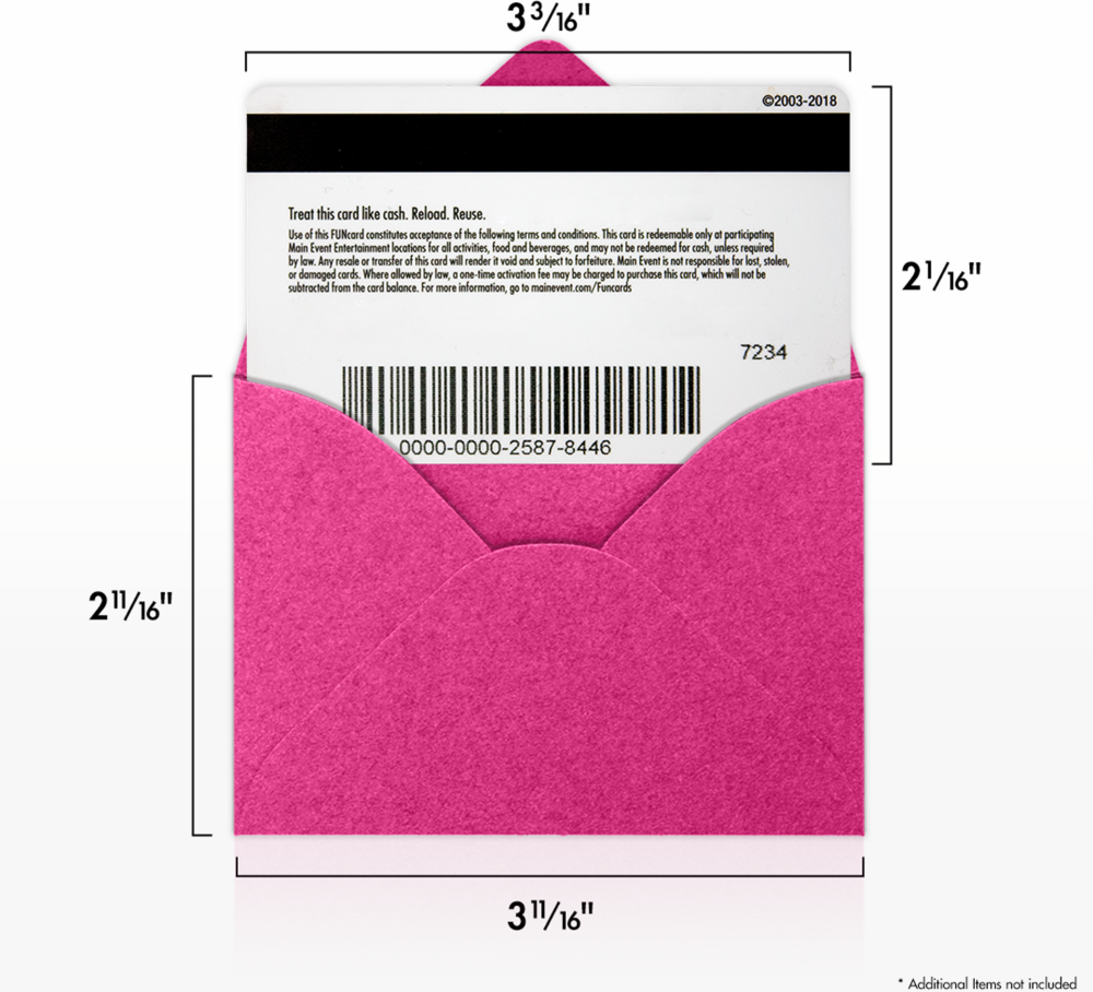 Azalea Fuchsia 32lb #17 Mini Envelopes (2 11/16 x 3 11/16)