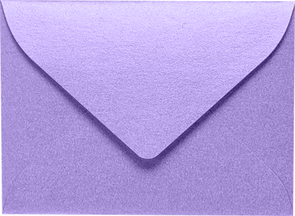 Amethyst Purple Metallic 32lb #17 Mini Envelopes (2 11/16 x 3 11/16)