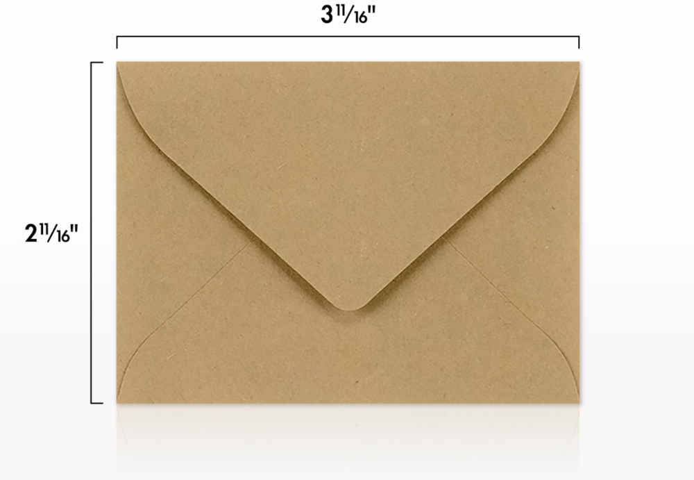 Happy Holidays 28lb #17 Mini Envelopes (2 11/16 x 3 11/16)
