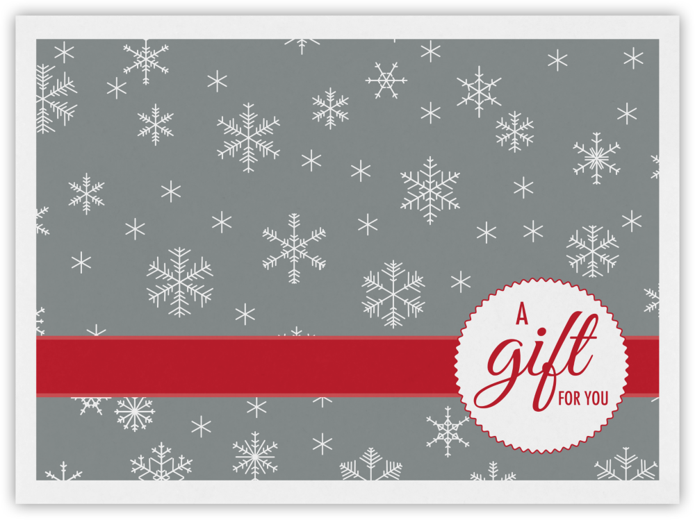 Snowflakes 28lb #17 Mini Envelopes (2 11/16 x 3 11/16)