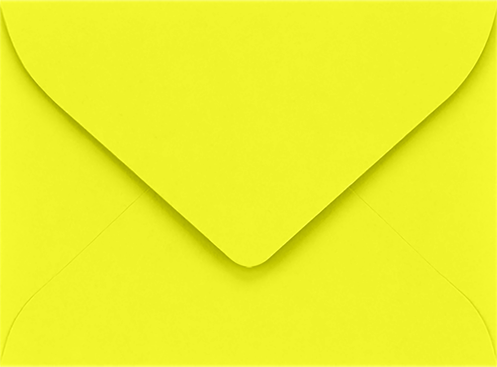 Citrus Yellow 32lb #17 Mini Envelopes (2 11/16 x 3 11/16)
