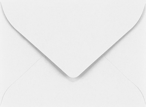 White 28lb #17 Mini Envelopes (2 11/16 x 3 11/16)